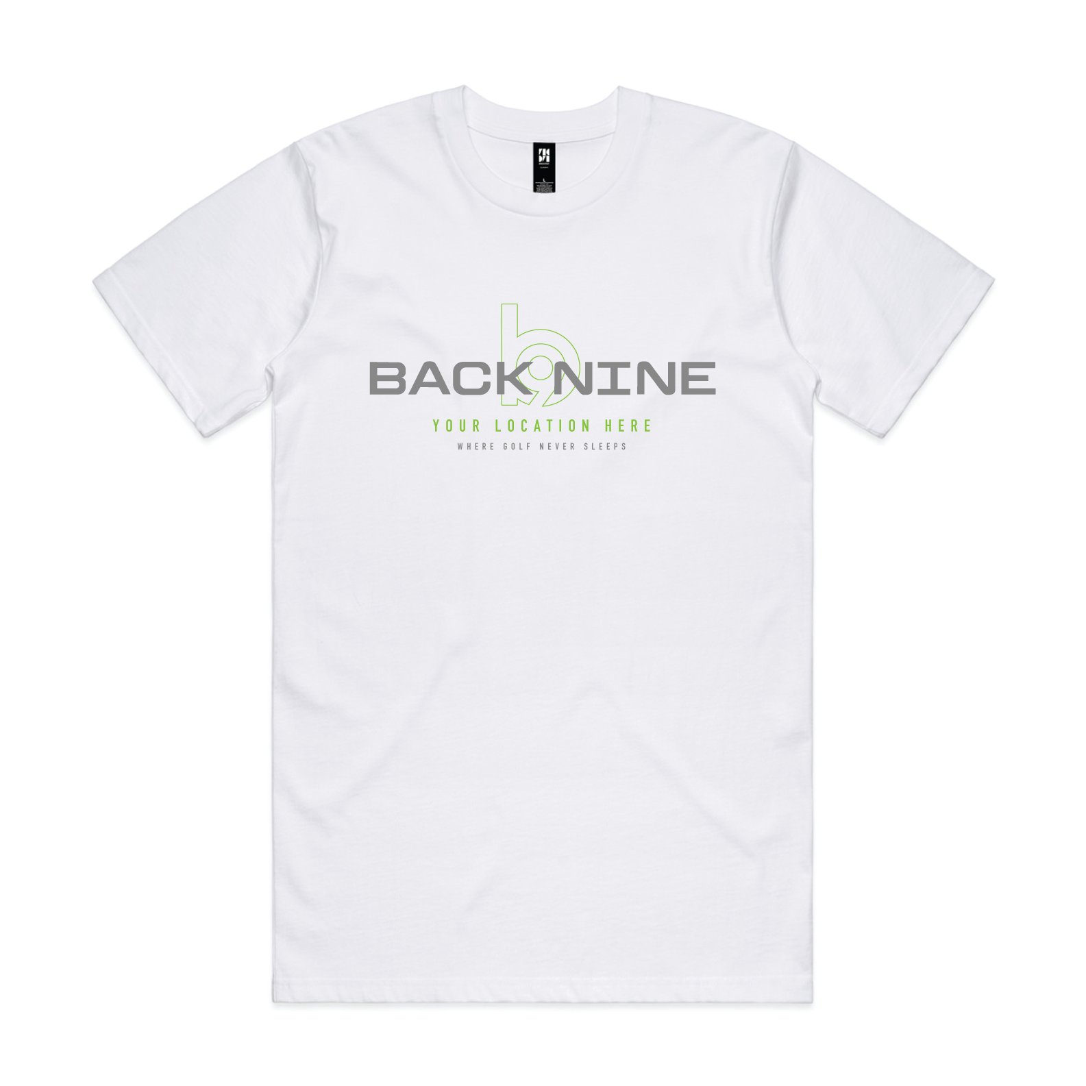 Blueprint — Sturdy Tee (Adult) — White Front