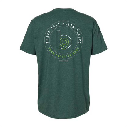 Crest — Easy Tee (Adult) — Forest Green Front