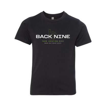 Blueprint — Easy Tee (Youth) — Black Front