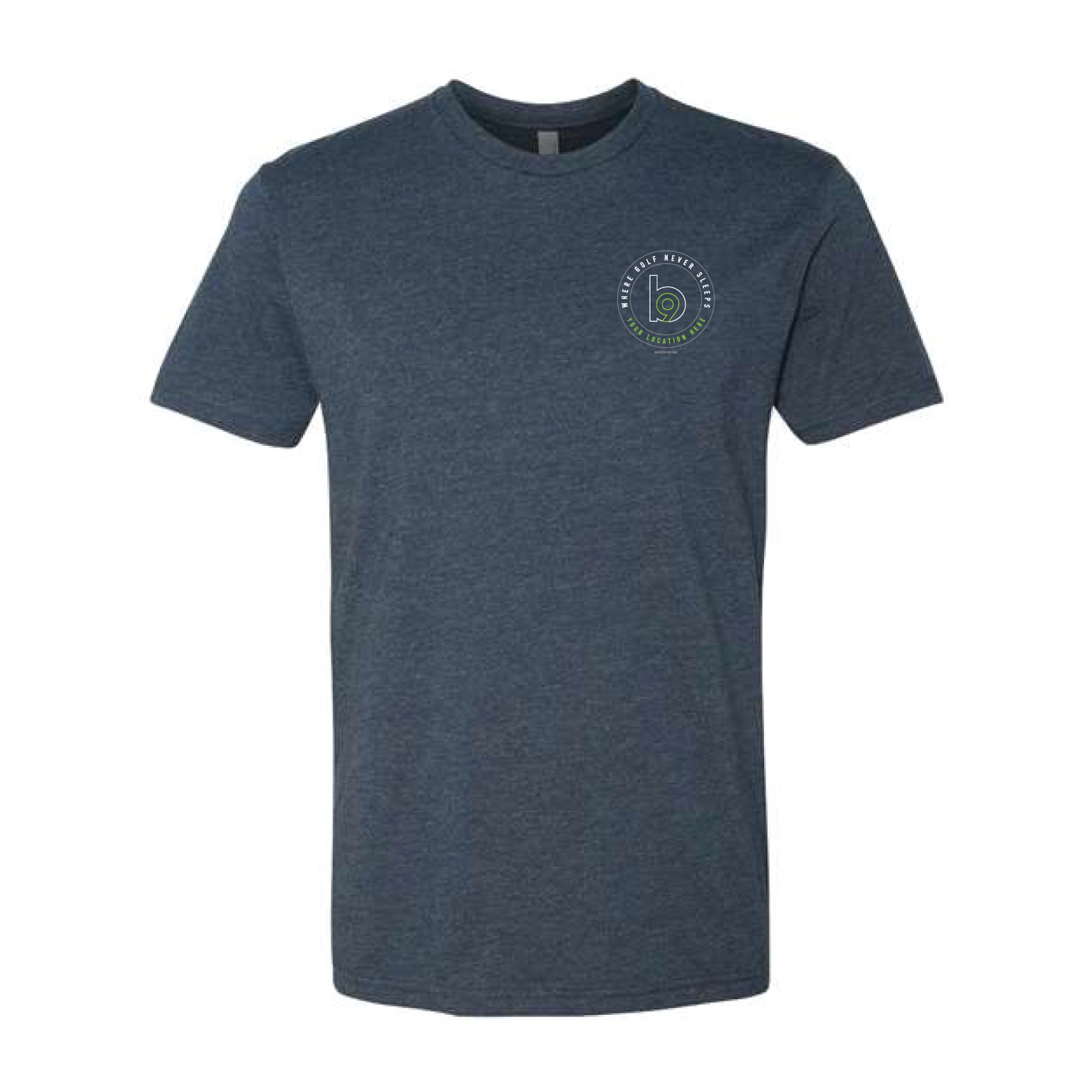 Crest — Easy Tee (Adult) — Midnight Navy Back