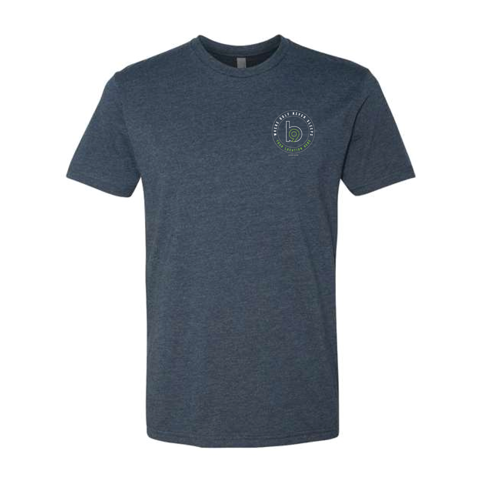Crest — Easy Tee (Adult) — Midnight Navy Back