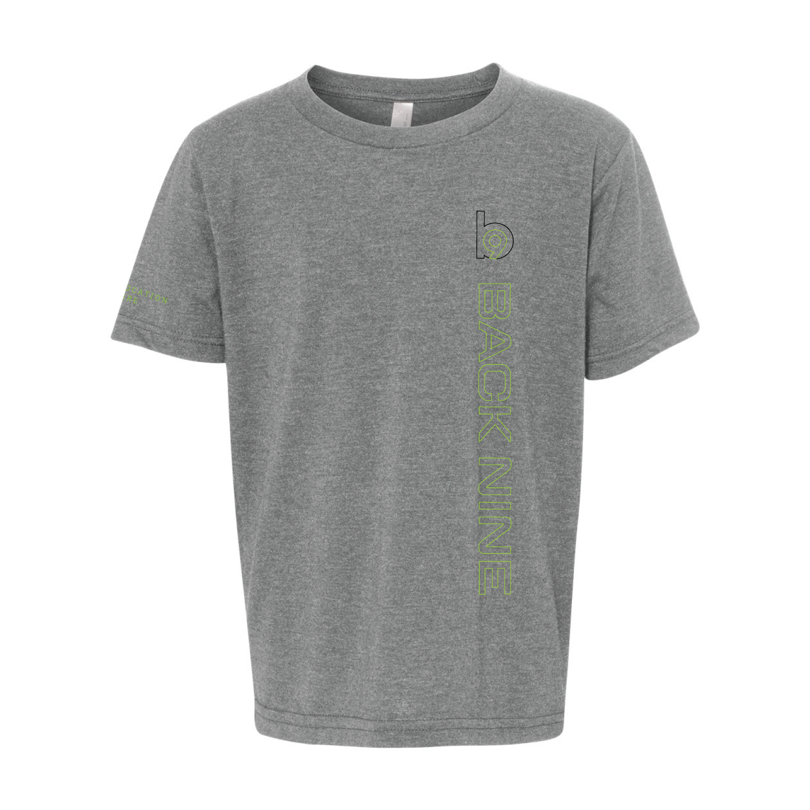 Sideline — Easy Tee (Youth) — Heather Grey Front