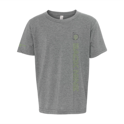 Sideline — Easy Tee (Youth) — Heather Grey Front