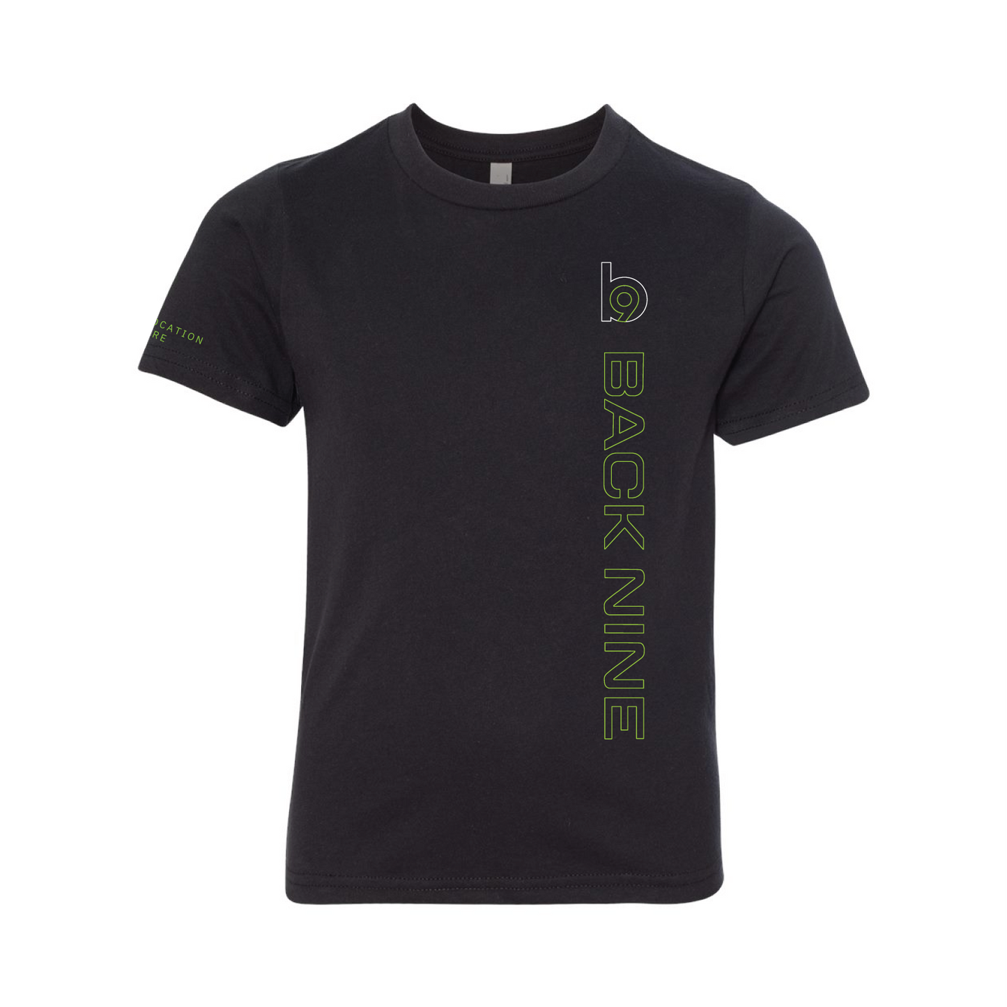 Sideline — Easy Tee (Youth) — Black Front