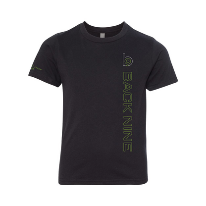 Sideline — Easy Tee (Youth) — Black Front