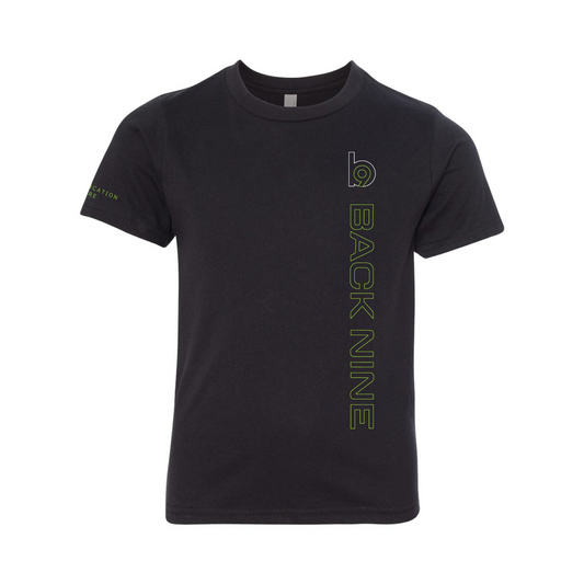 Sideline — Easy Tee (Youth) — Black Front