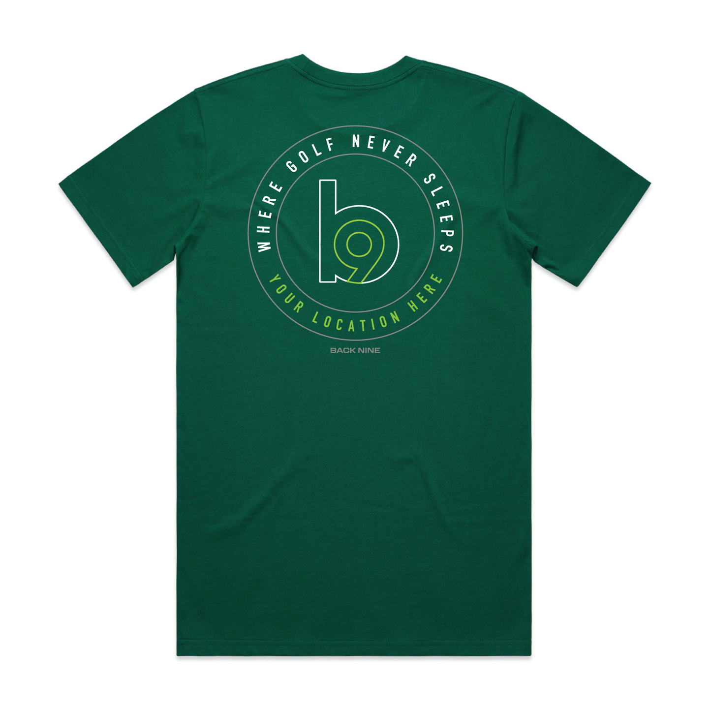 Crest — Sturdy Tee (Adult) — Jade Back