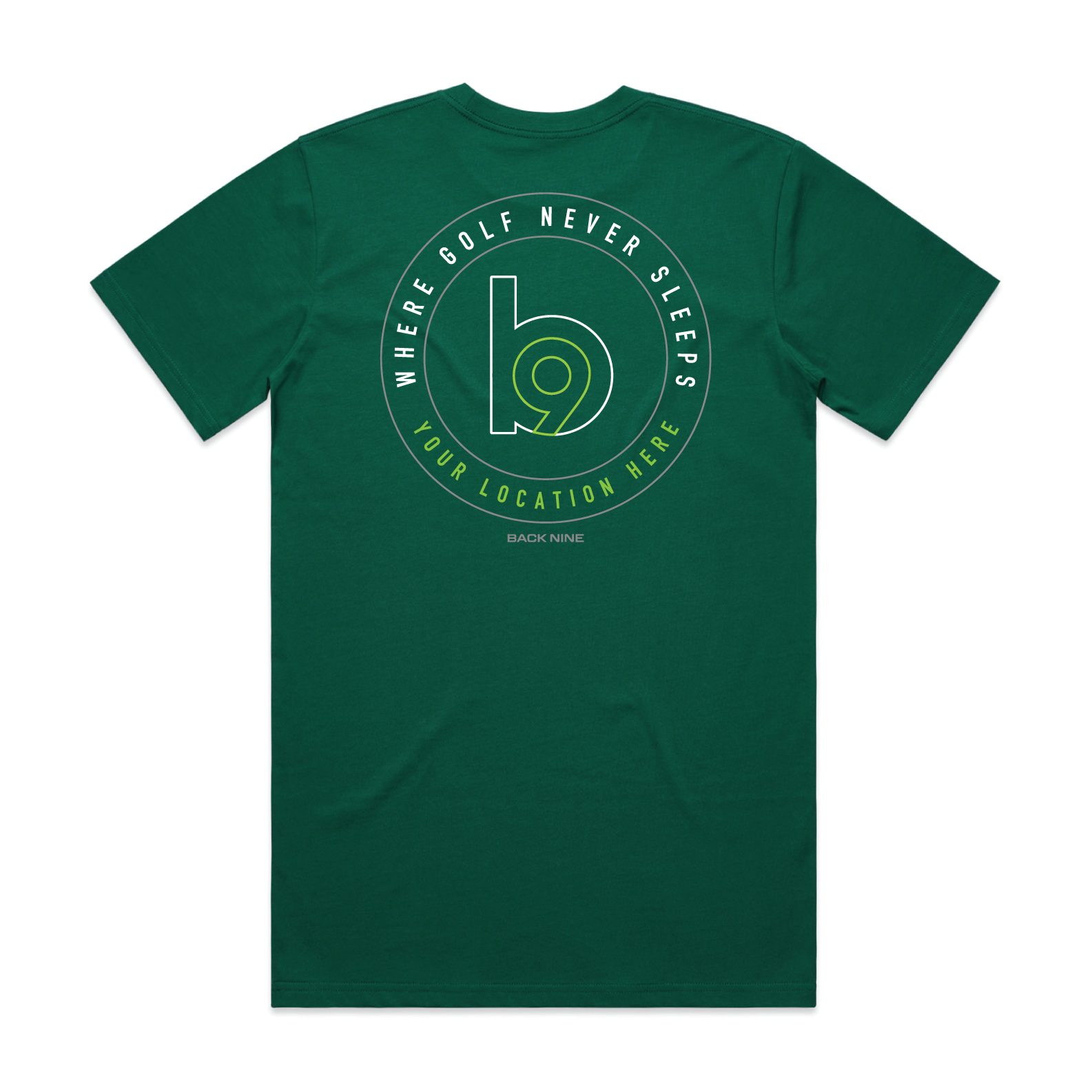 Crest — Sturdy Tee (Adult) — Jade Back