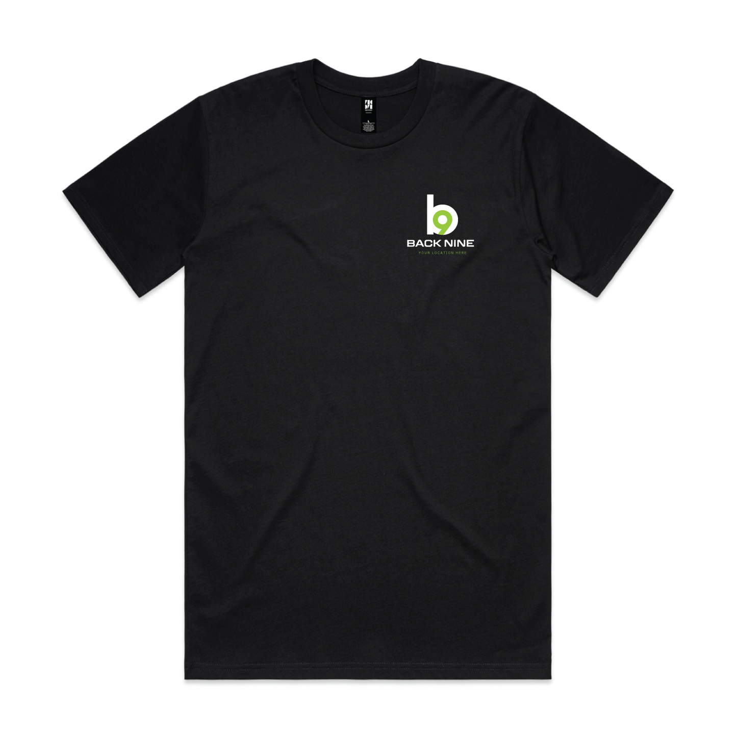 Hometown — Sturdy Tee (Adult) — Black Front