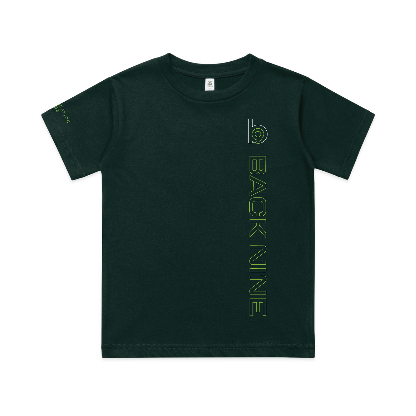 Sideline — Sturdy Tee (Youth) — Pine Green Front