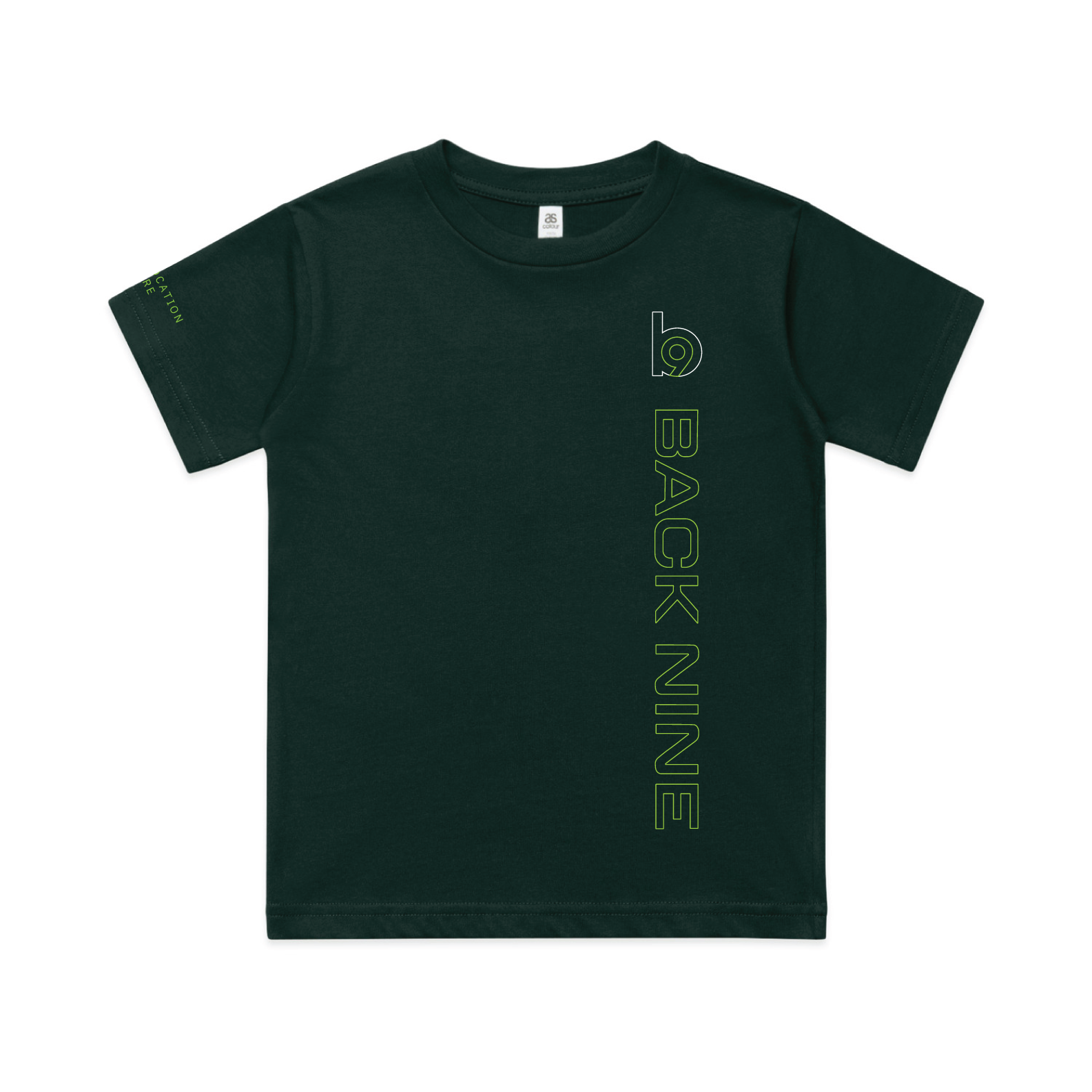 Sideline — Sturdy Tee (Youth) — Pine Green Front