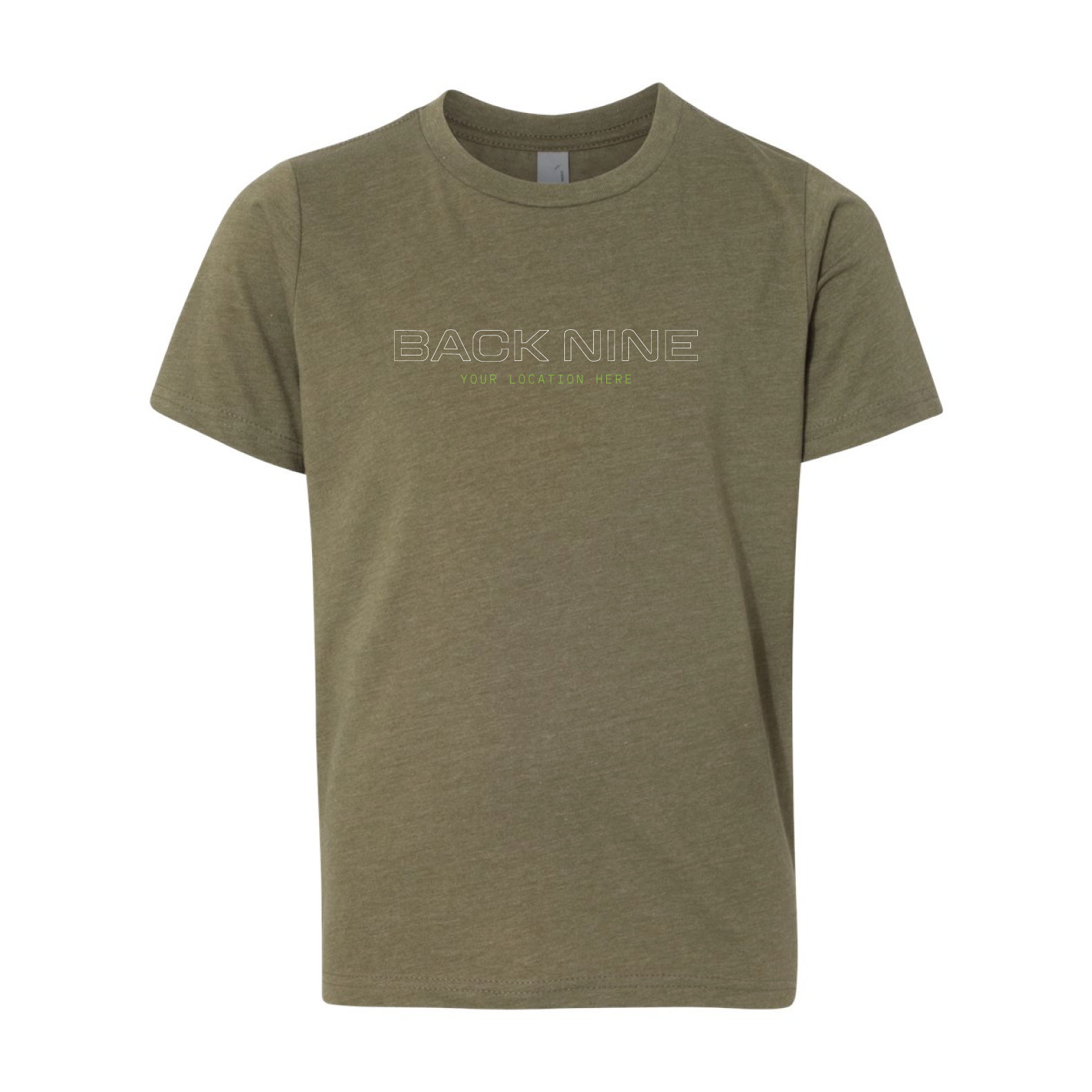 Signal — Easy Tee (Youth) — Military Green Front