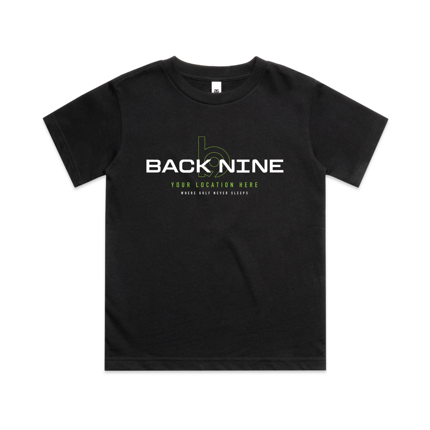 Blueprint — Sturdy Tee (Youth) — Black Front