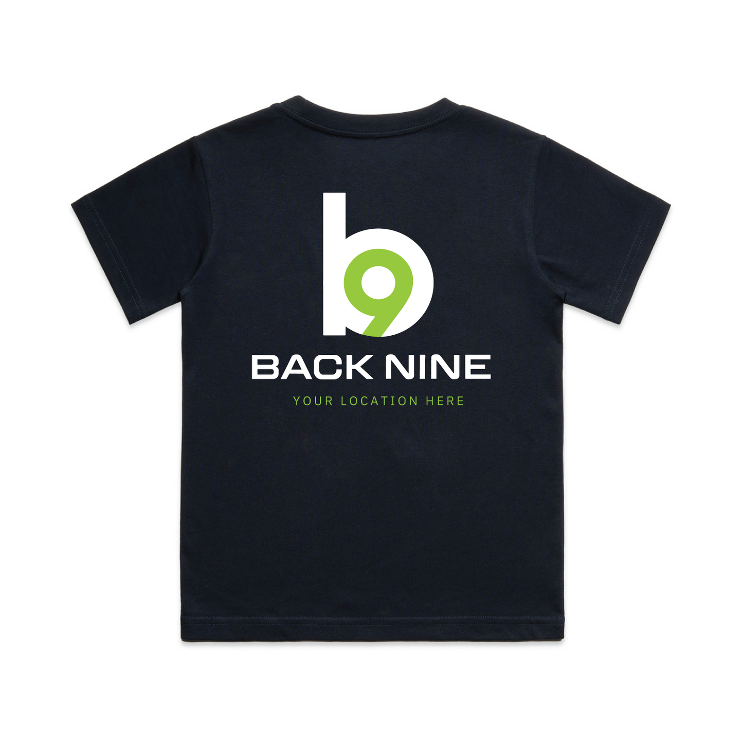 Hometown — Sturdy Tee (Youth) — Navy Back
