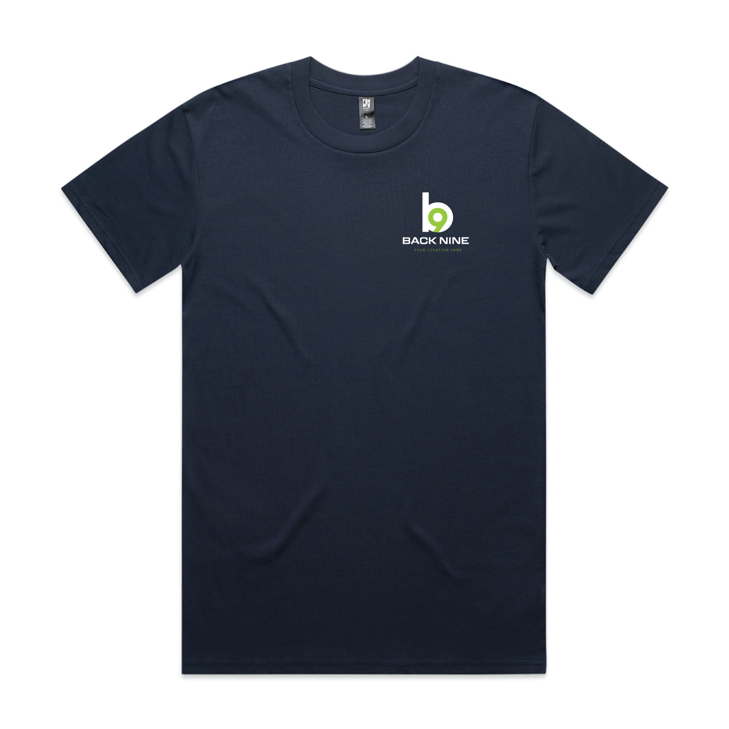 Hometown — Sturdy Tee (Adult) — Petrol Blue Front