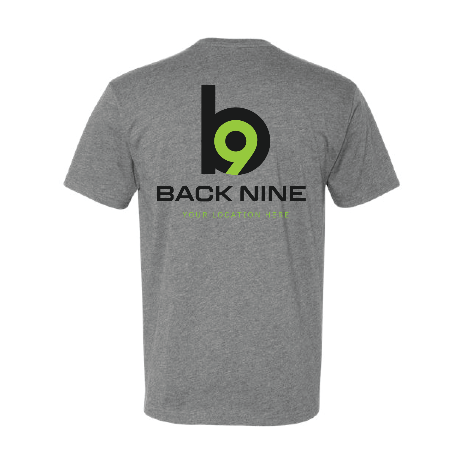 Hometown — Easy Tee (Adult) — Heather Grey Back