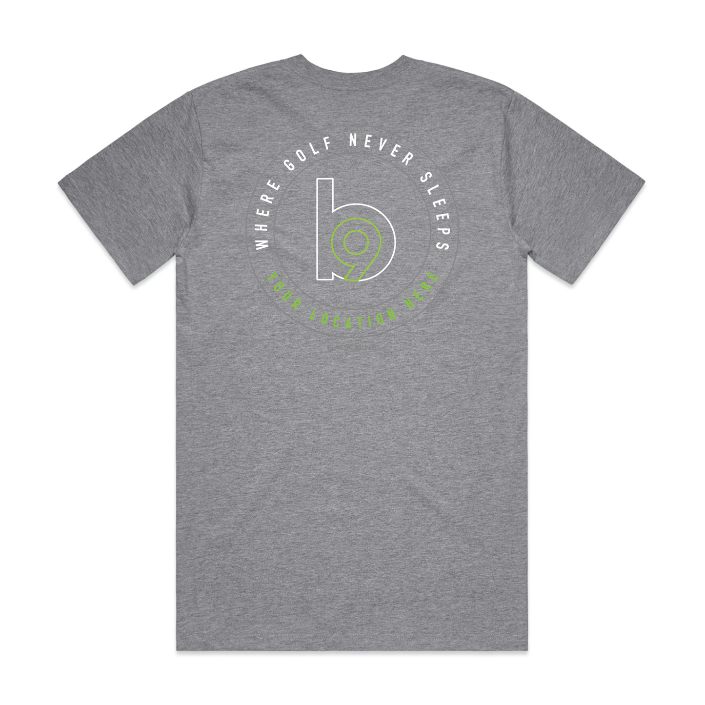 Crest — Sturdy Tee (Adult) — Athletic Heather Back