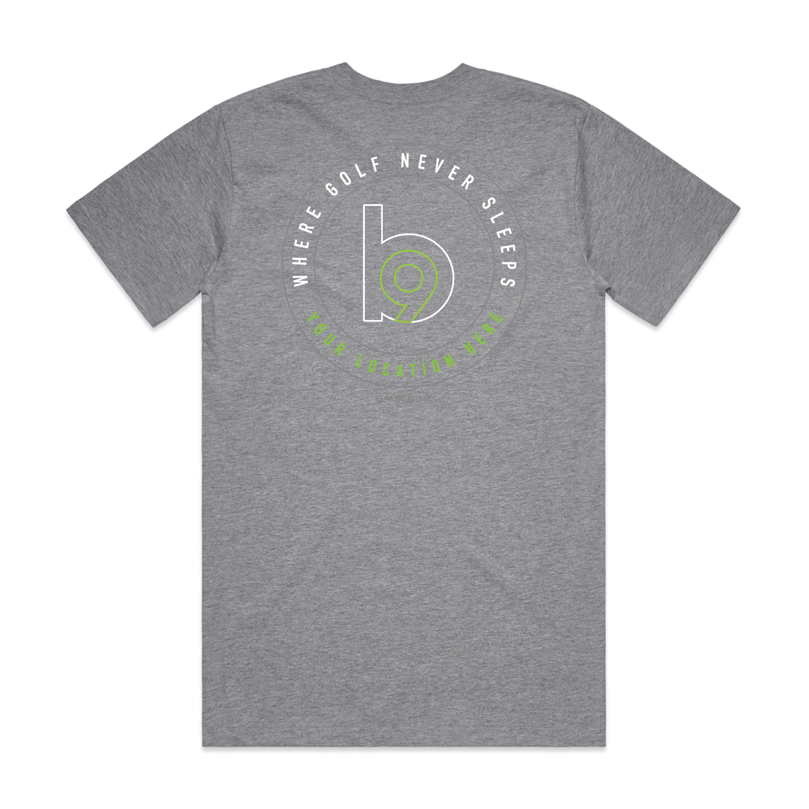 Crest — Sturdy Tee (Adult) — Athletic Heather Back