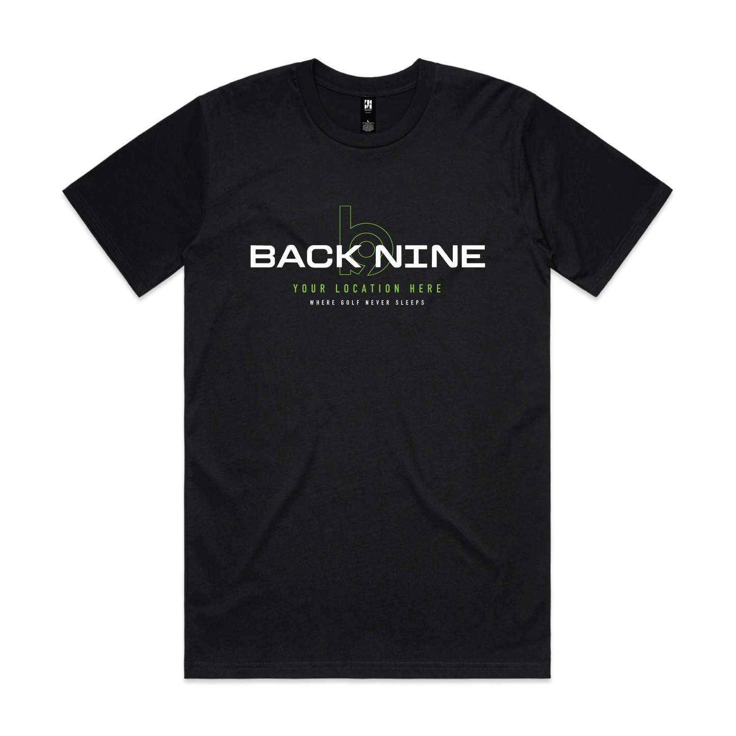 Blueprint — Sturdy Tee (Adult) — Black Front