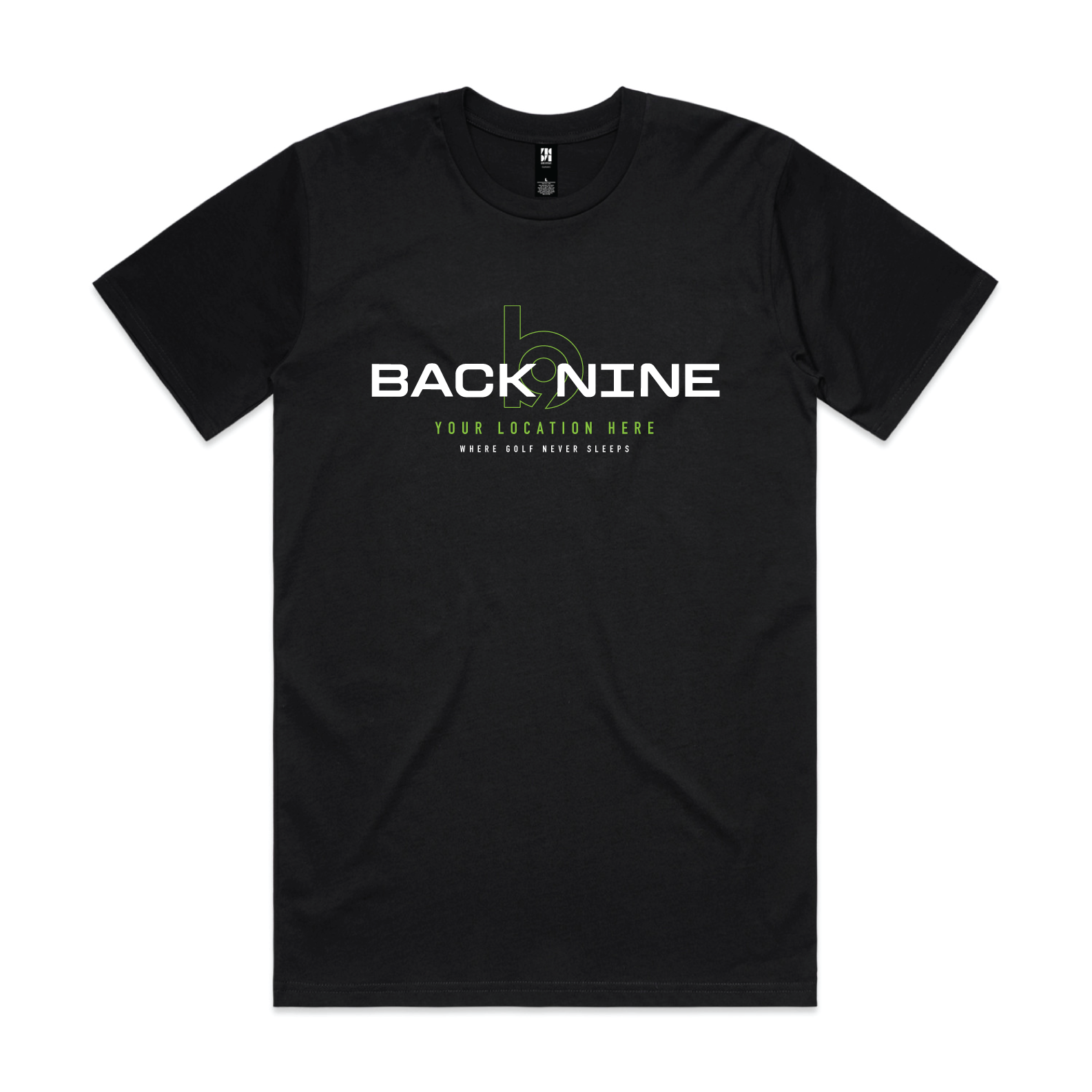 Blueprint — Sturdy Tee (Adult) — Black Front