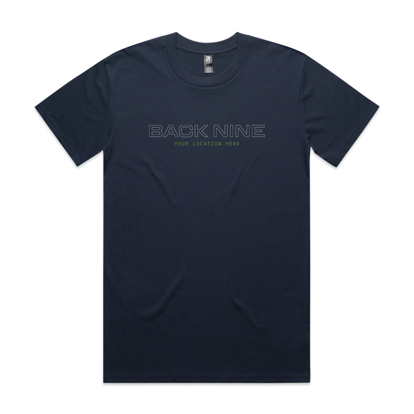 Signal — Sturdy Tee (Adult) — Petrol Blue Front