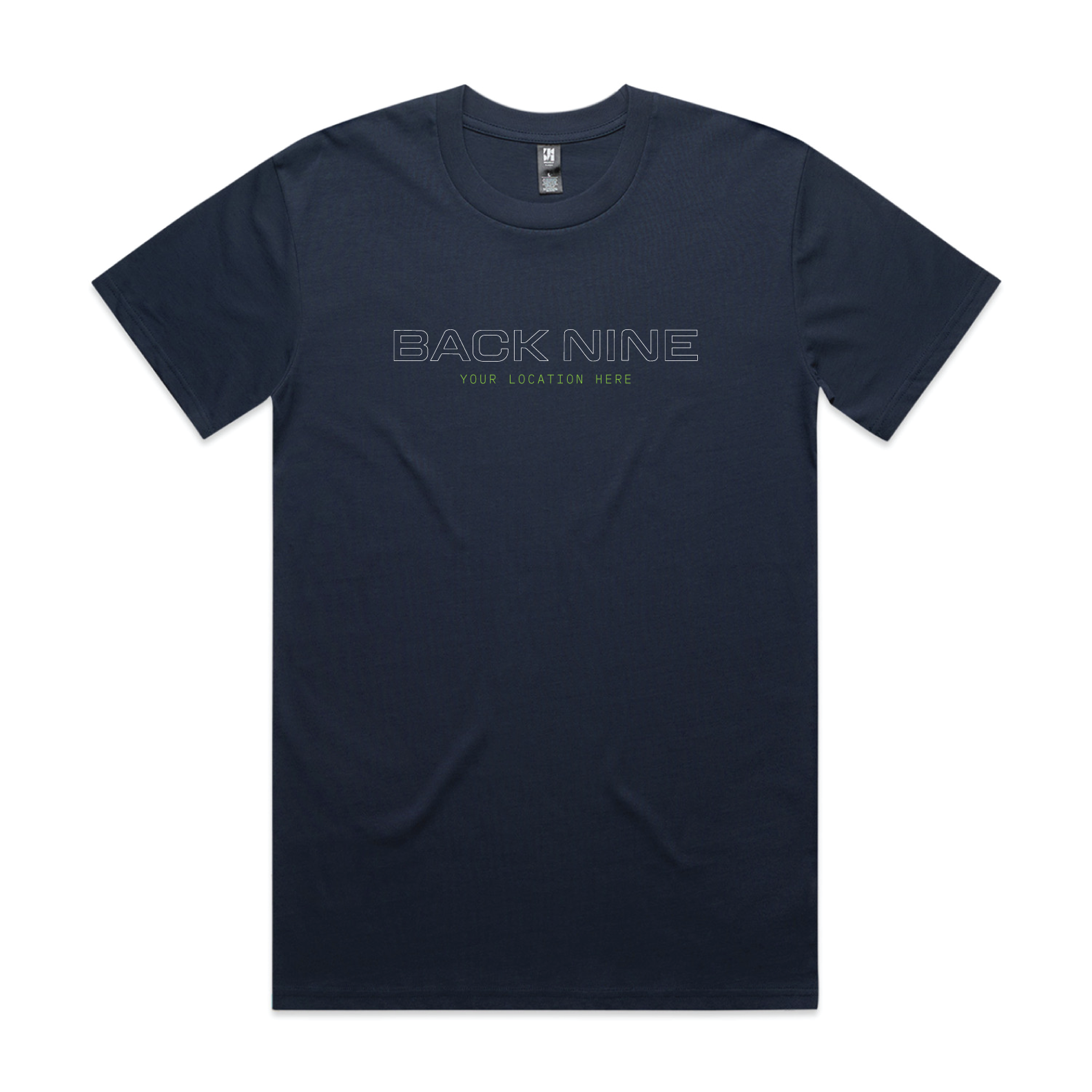 Signal — Sturdy Tee (Adult) — Petrol Blue Front