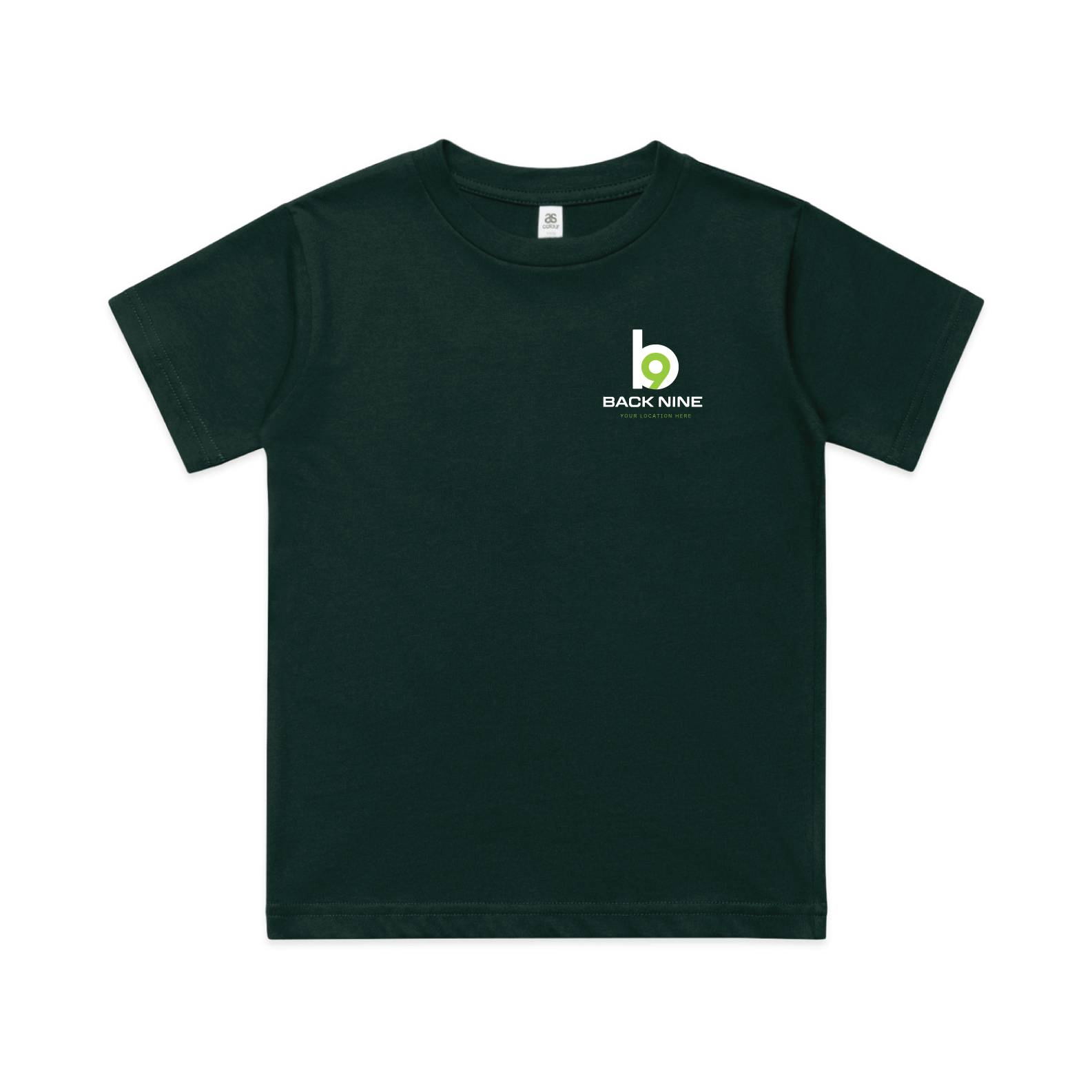 Hometown — Sturdy Tee (Youth) — Pine Green Front