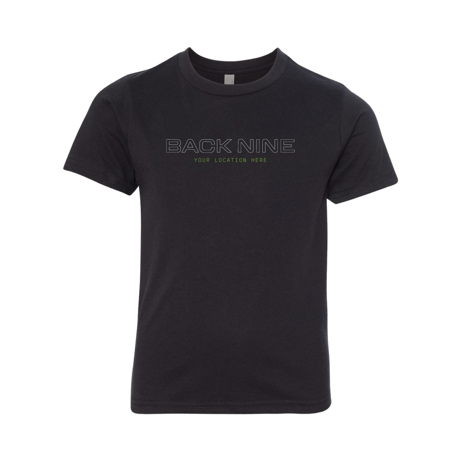 Signal — Easy Tee (Youth) — Black Front