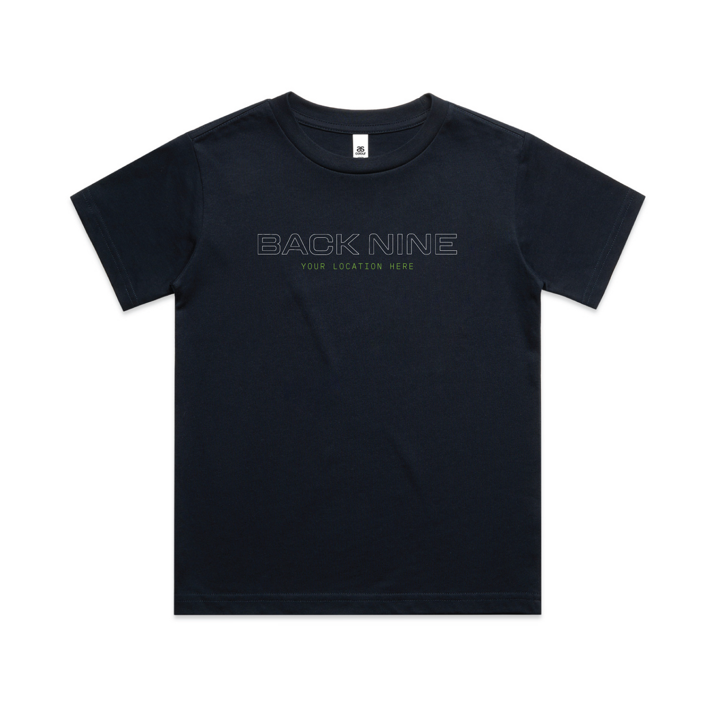 Signal — Sturdy Tee (Youth) — Navy Front