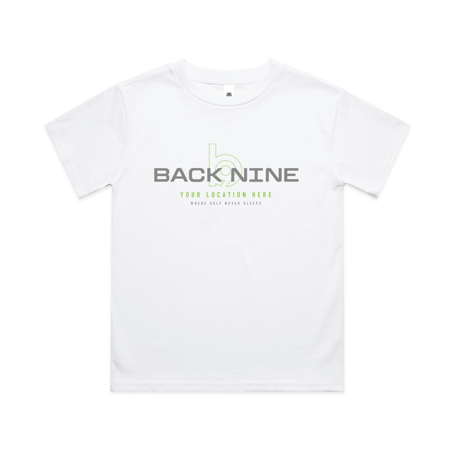 Blueprint — Sturdy Tee (Youth) — White Front