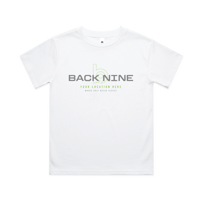 Blueprint — Sturdy Tee (Youth) — White Front