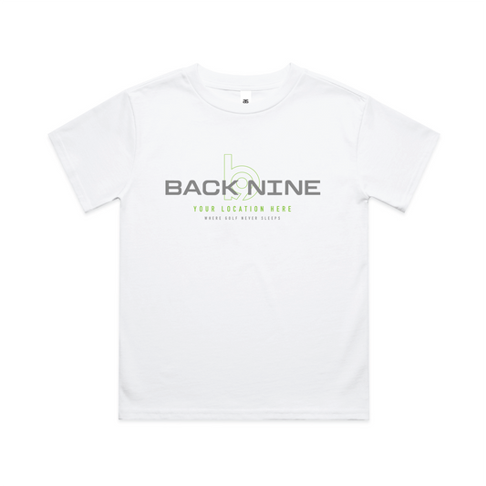 Blueprint — Sturdy Tee (Youth) — White Front