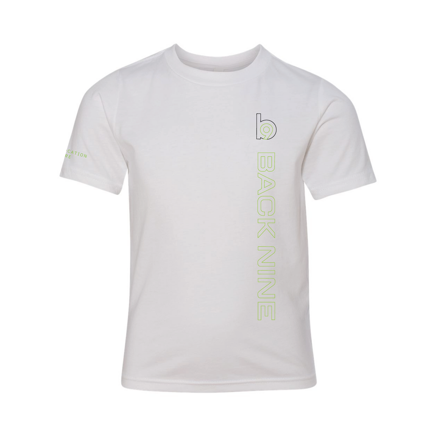 Sideline — Easy Tee (Youth) — White Front