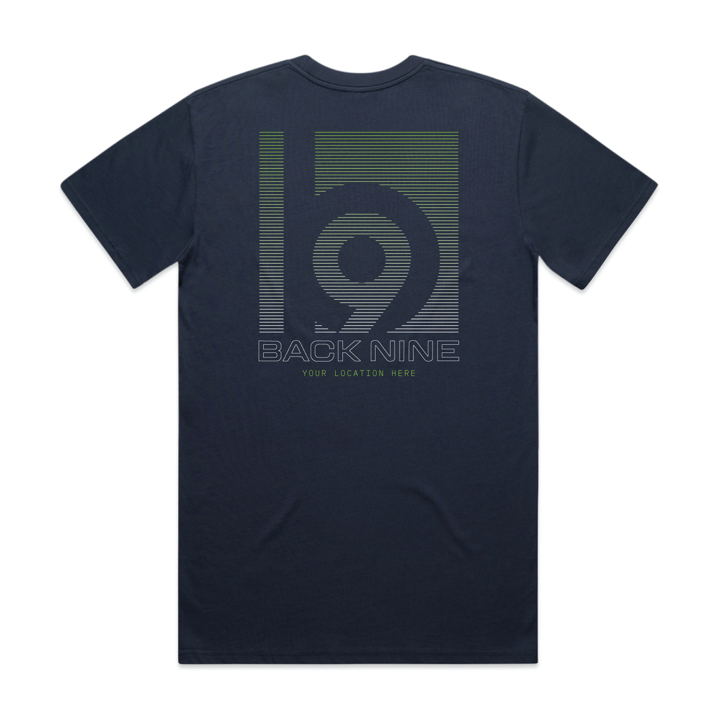 Signal — Sturdy Tee (Adult) — Petrol Blue Back