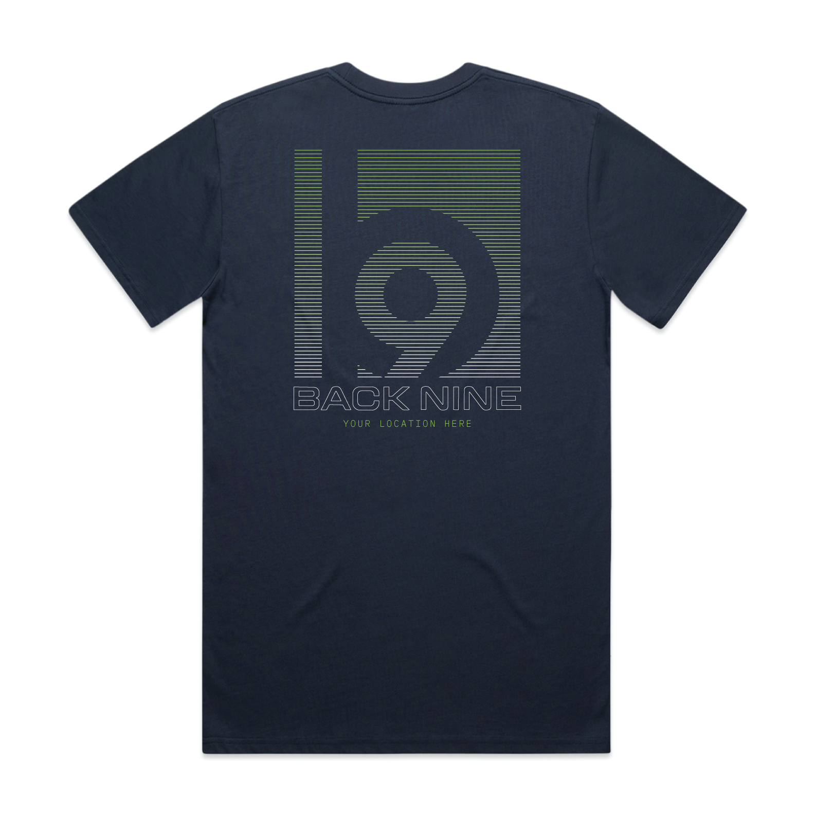 Signal — Sturdy Tee (Adult) — Petrol Blue Back