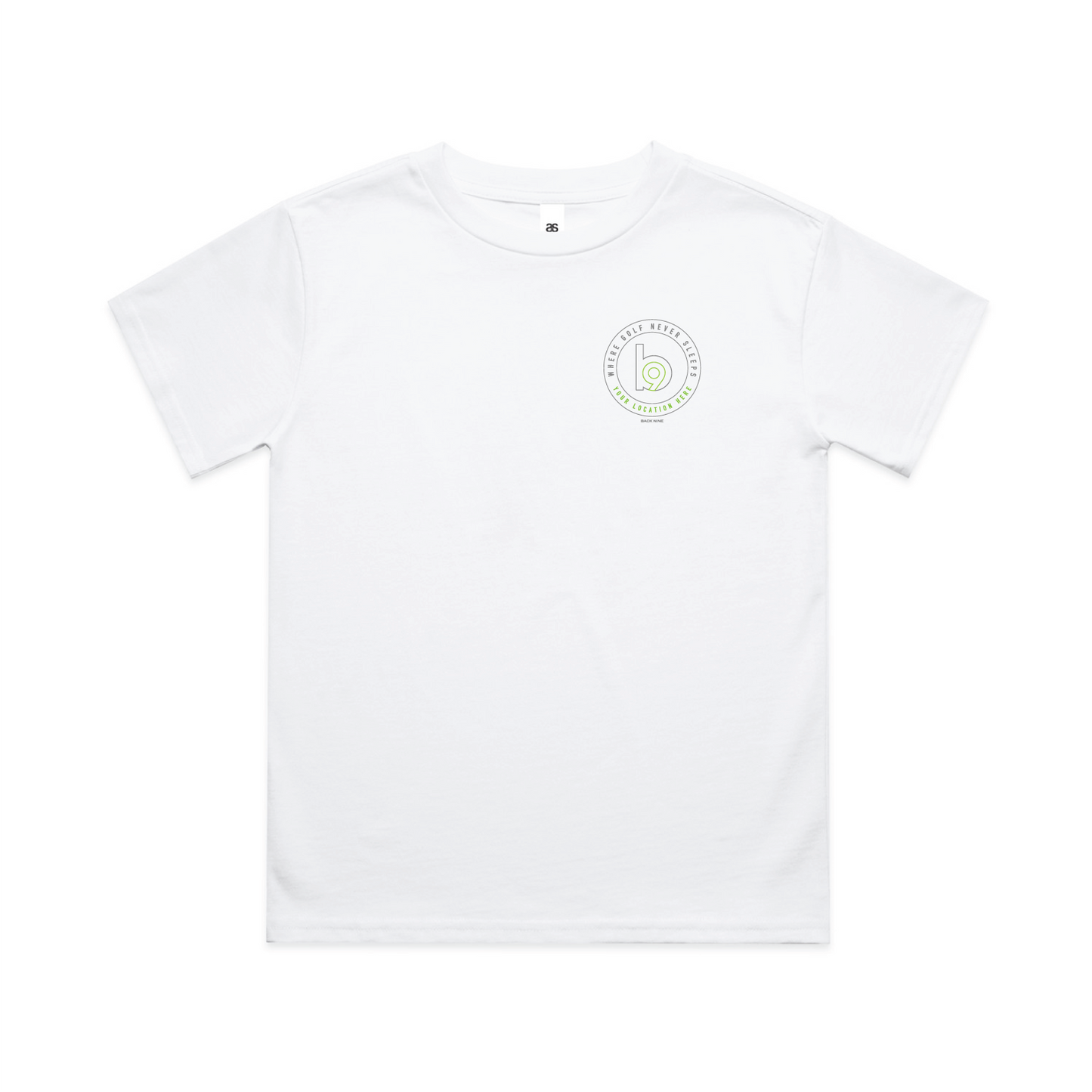 Crest — Sturdy Tee (Youth) — White Front
