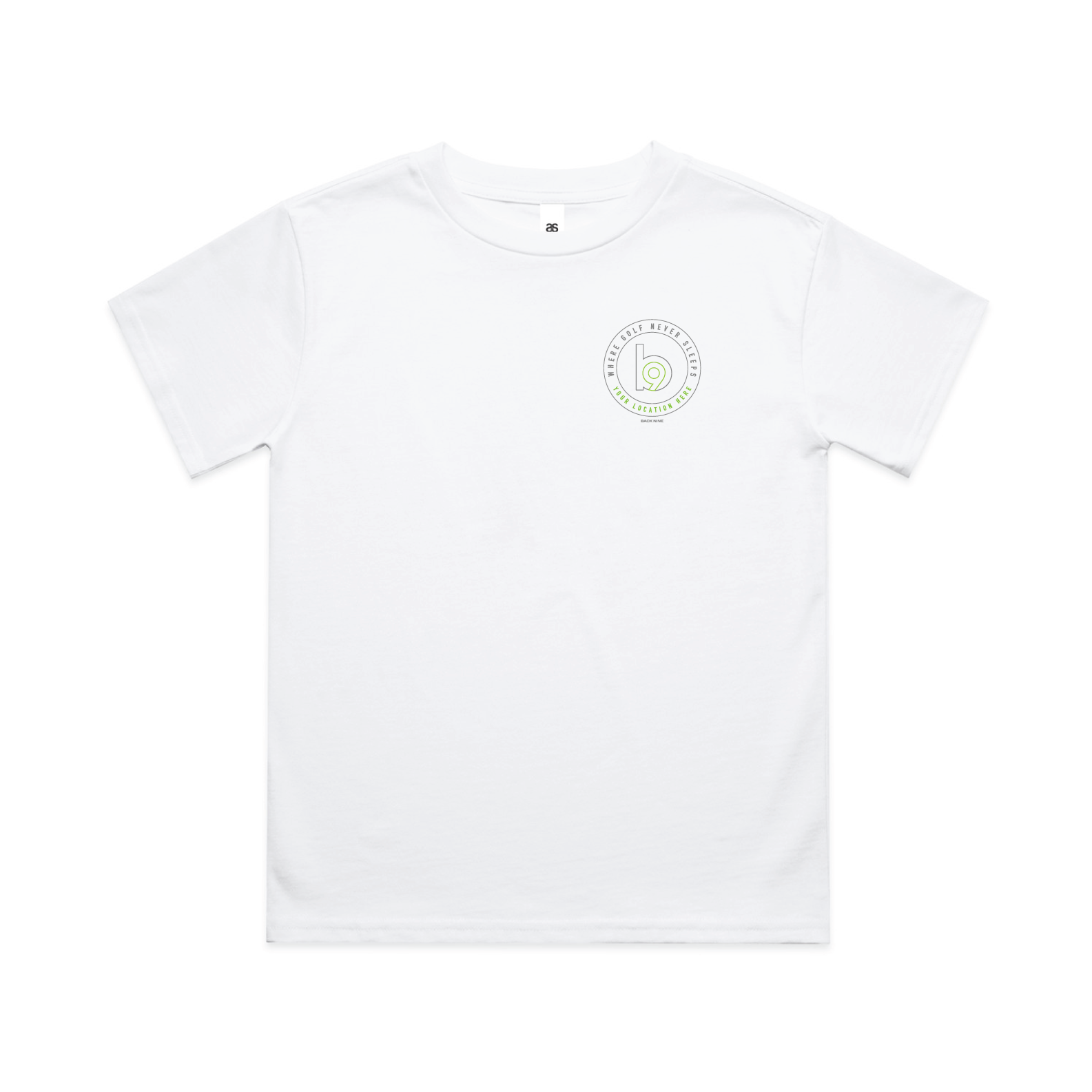Crest — Sturdy Tee (Youth) — White Front