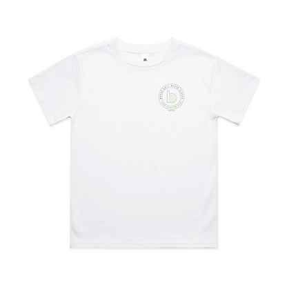 Crest — Sturdy Tee (Youth) — White Front