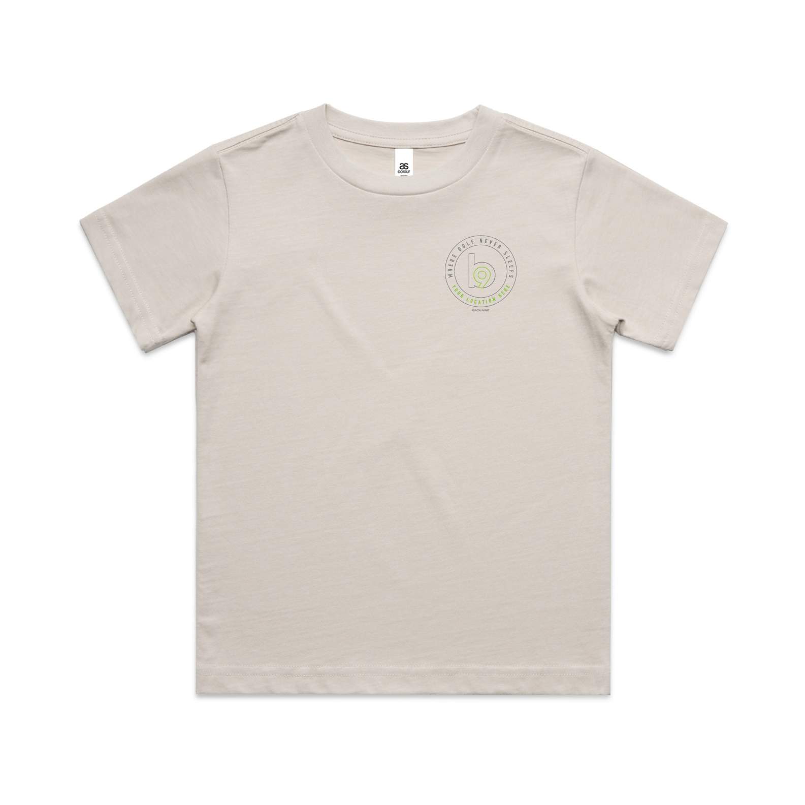 Crest — Sturdy Tee (Youth) — Bone Front