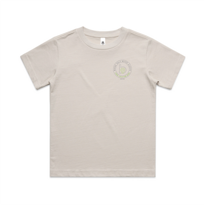 Crest — Sturdy Tee (Youth) — Bone Front