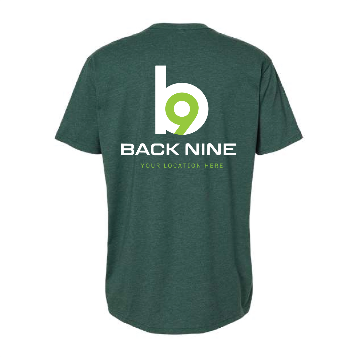 Hometown — Easy Tee (Adult) — Forest Green Back