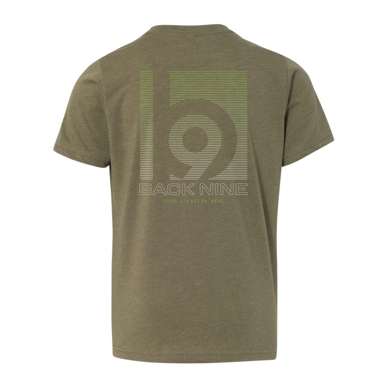 Signal — Easy Tee (Youth) — Military Green Back