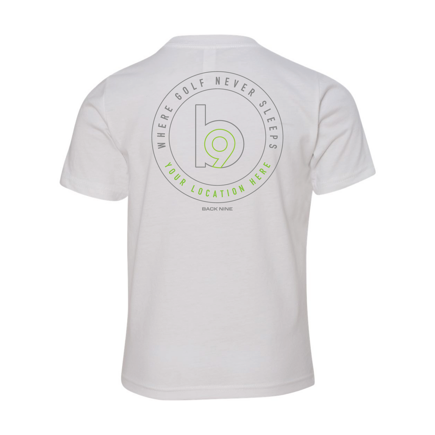 Crest — Easy Tee (Youth) — White Back