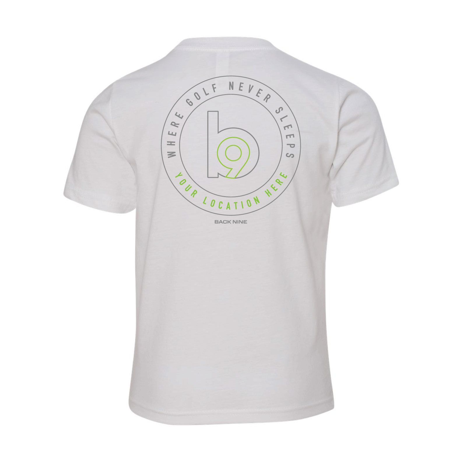Crest — Easy Tee (Youth) — White Back
