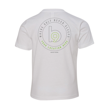 Crest — Easy Tee (Youth) — White Back