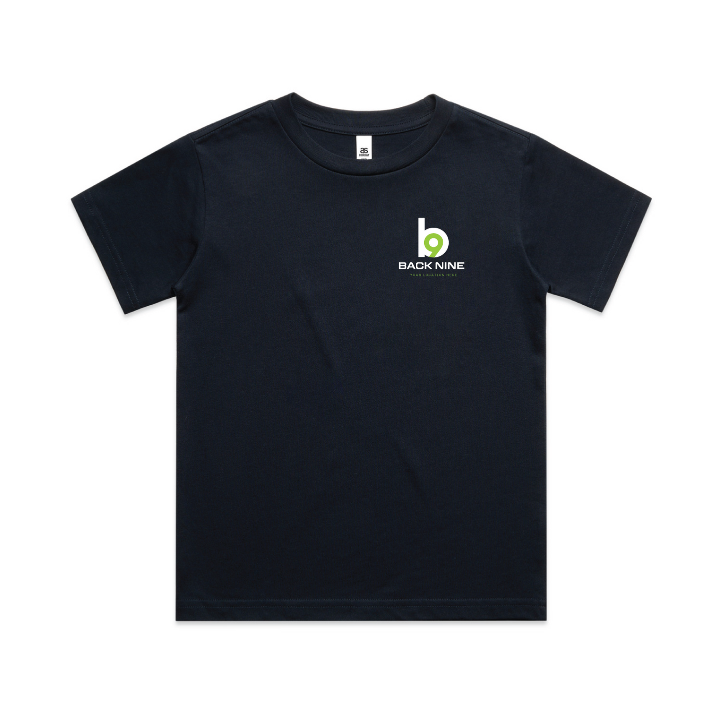 Hometown — Sturdy Tee (Youth) — Navy Front