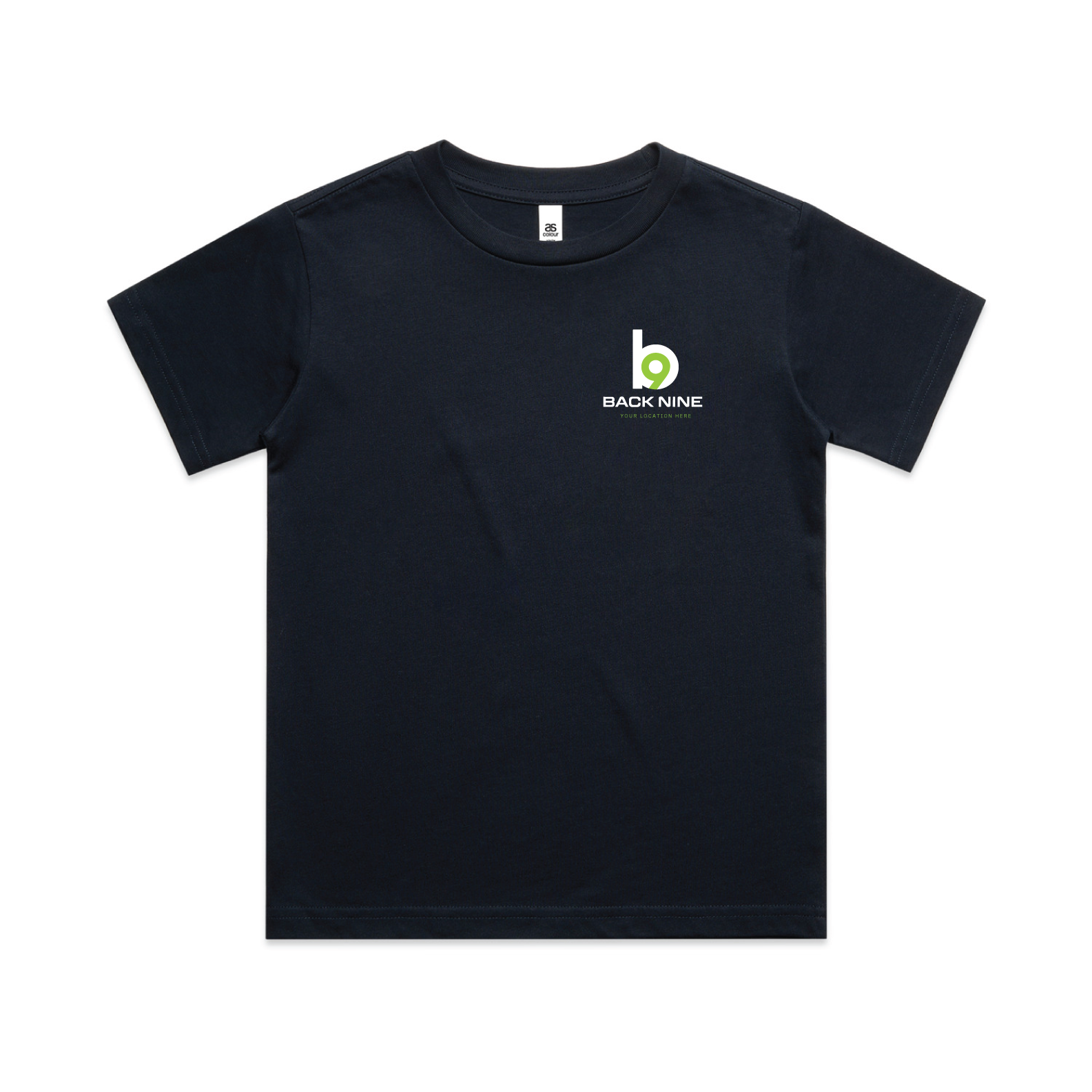Hometown — Sturdy Tee (Youth) — Navy Front