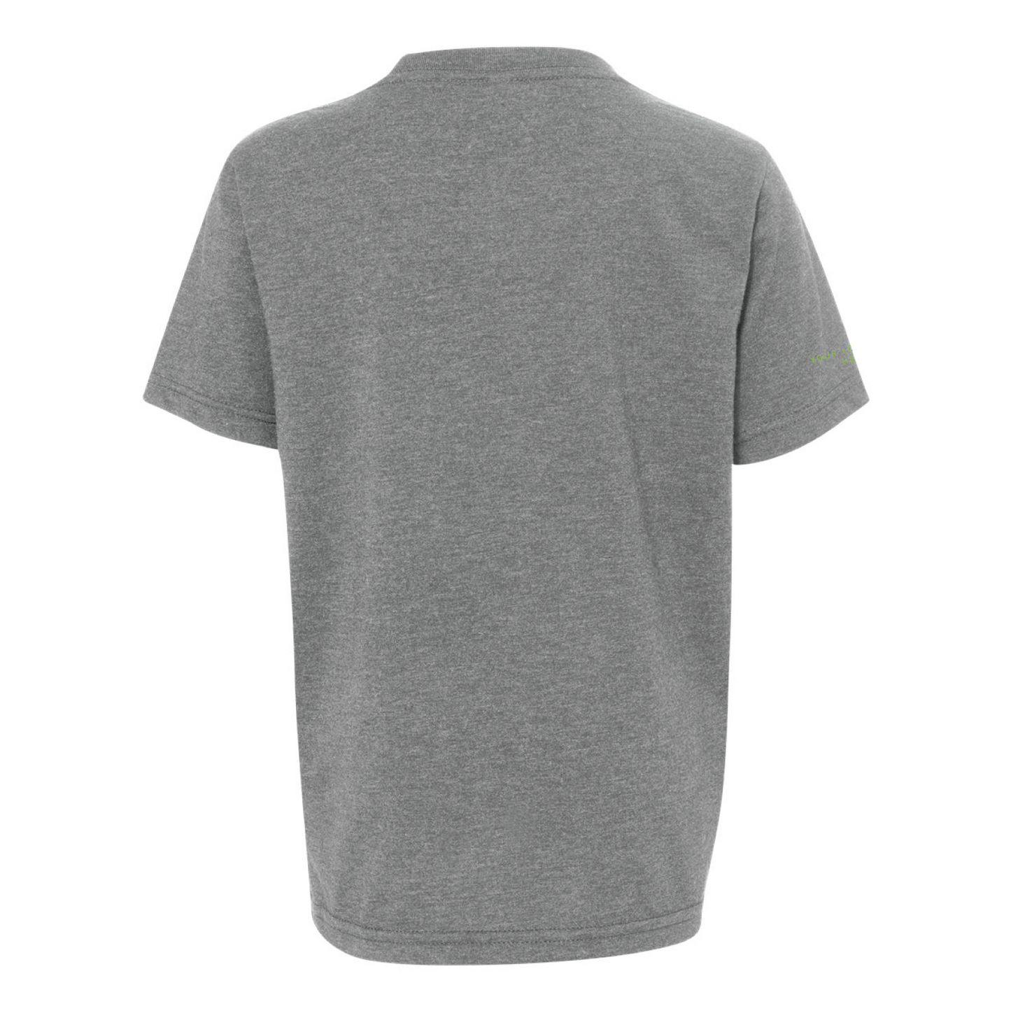 Sideline — Easy Tee (Youth) — Heather Grey Back