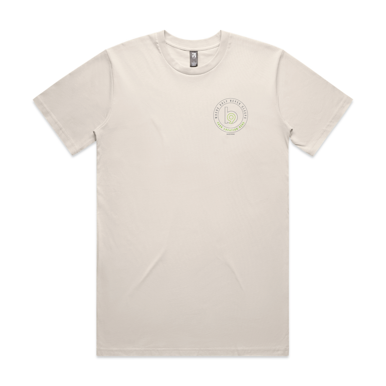 Crest — Sturdy Tee (Adult) — Bone Front