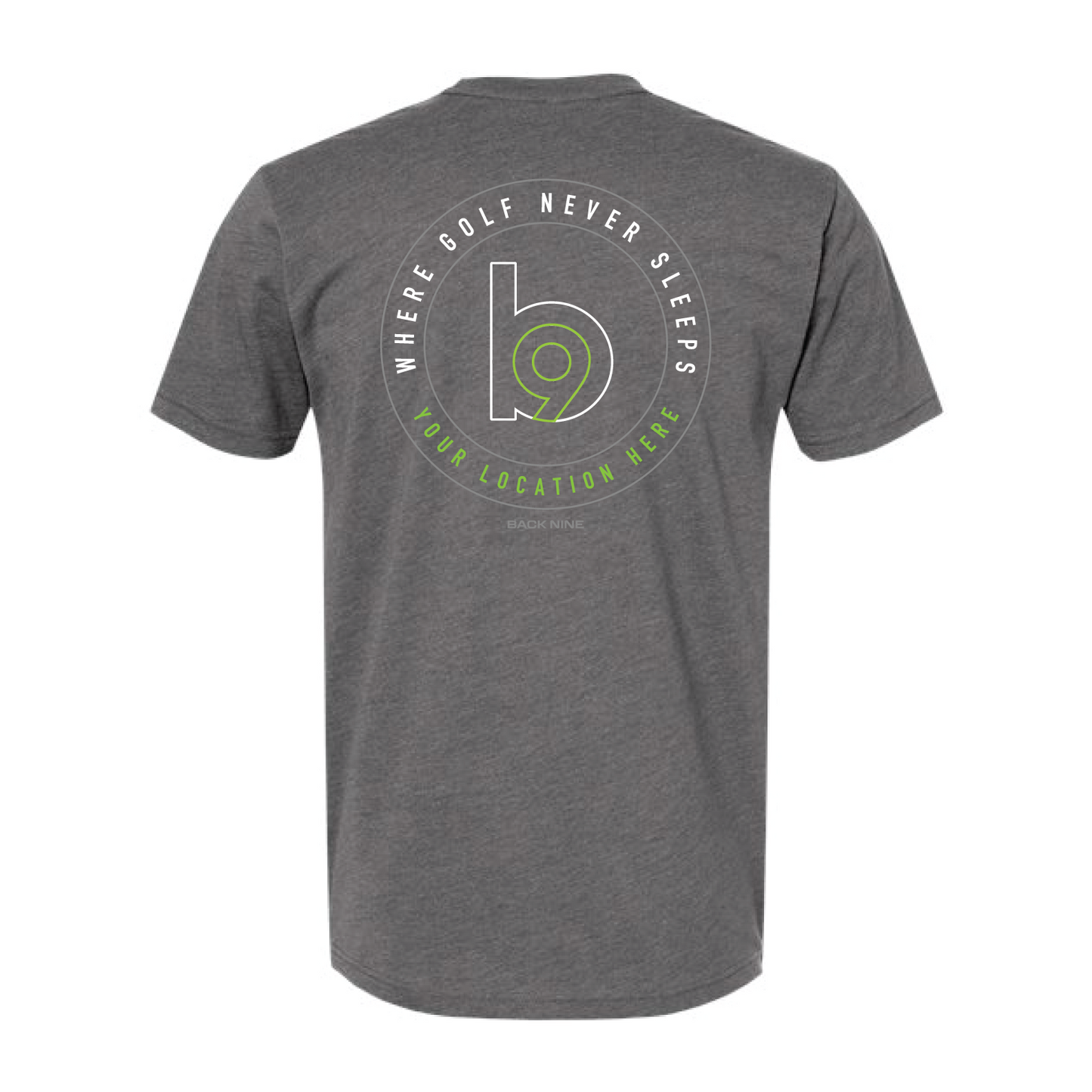 Crest — Easy Tee (Adult) — Heather Grey Front